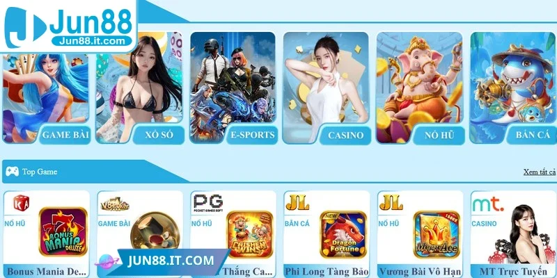 Đăng ký Jun88 mang đến thế giới game phong phú, cuốn hút